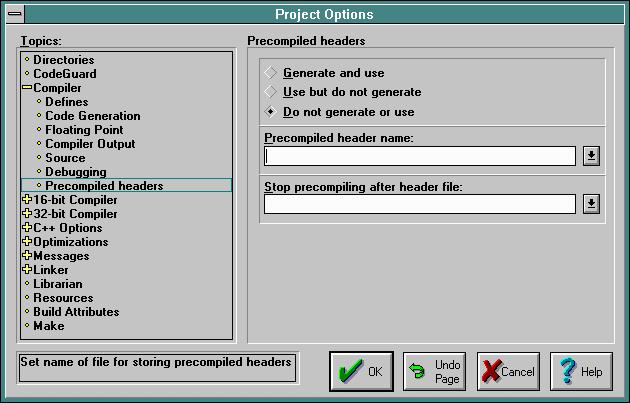 Remove precompiled headers