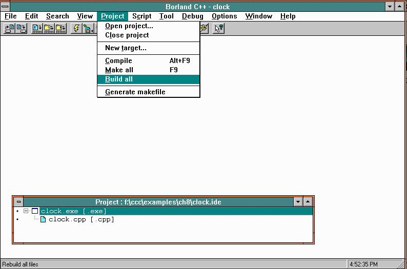 Main | Project | Build All