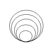 Line drawing tangent circles