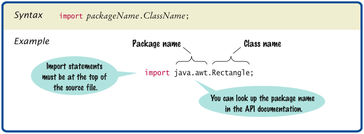 Importing a Class from a Package