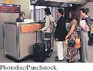 people in a queue